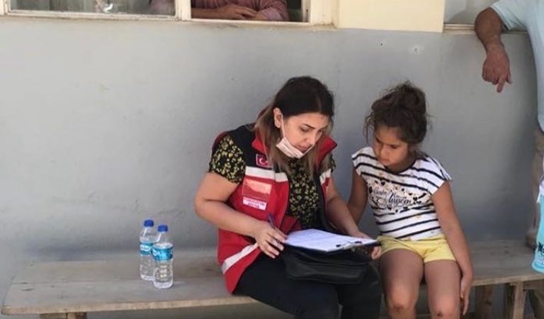 Sinop İlinde Yaşanan Sel Felaketinde Personellerimiz Psikososyal Destek Veriyor
