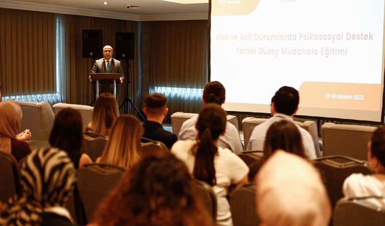 Afet ve Acil Durumlarda Psikososyal Destek Temel Düzey Müdahale Eğitim Programı Ankara’da Başladı