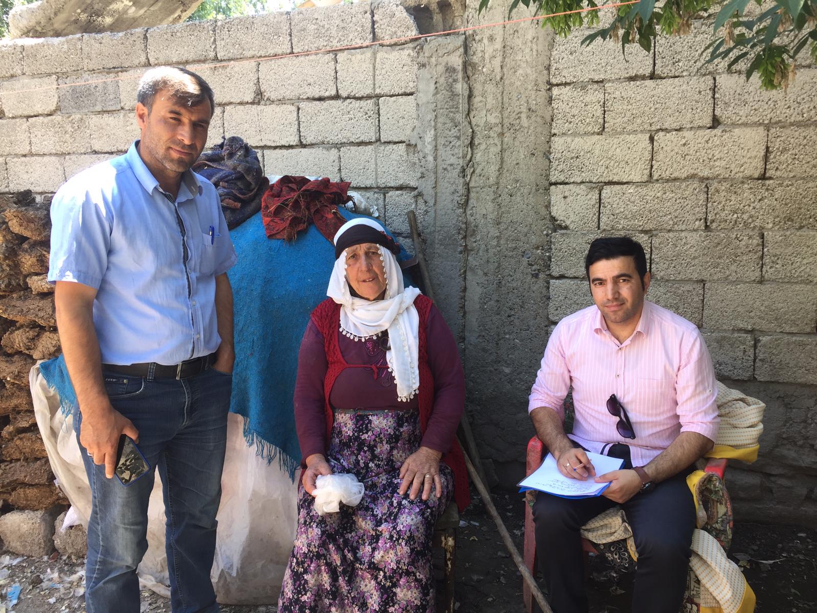 Engeli ve Yaşlı Hizmetleri Birimimiz Yaşlı Ziyaretti.