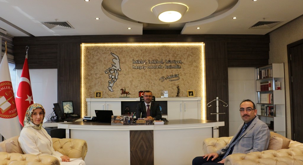 İl Müdürümüz Cüneyd Özdemir Cumhuriyet Başsavcısı Sayın Habib Korkmaz'a Nezaket Ziyaretinde Bulundu