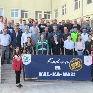 Uzunköprü İlçemizde “Kadına El Kalkamaz” Farkındalık Çalışmaları  - fotoğraf 1