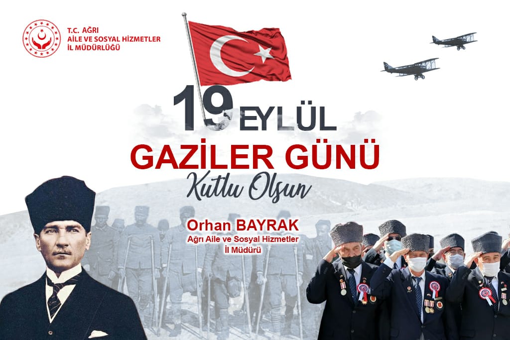 İL MÜDÜRÜMÜZÜN 19 EYLÜL GAZİLER GÜNÜ MESAJI