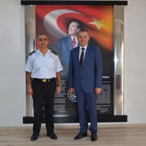 İl Jandarma Komutanı Jandarma J.ALB. Taşkın KELEŞ,  İl Müdürlüğümüzü Ziyaret Etti - fotoğraf 1