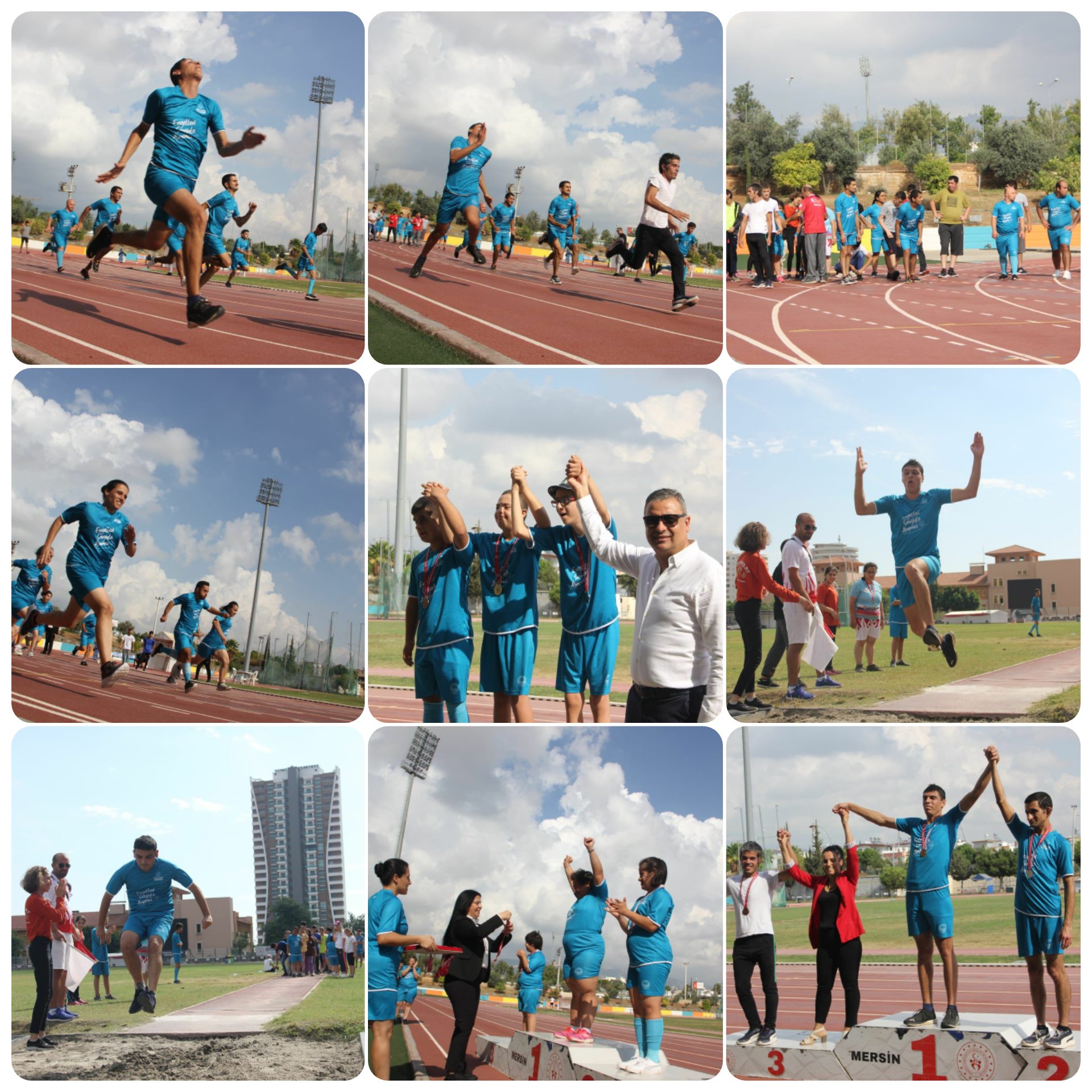  Nihat Sözmen Engelli Bakım Merkezi özel çocuklarımız ilimizde düzenlenen Özel Sporcular Atletizm Şenliğinde"100m Koşu ve Atlama"kategorisinde 🥇.🥈.🥉. olarak bizleri onurlandırdılar.🏆 
