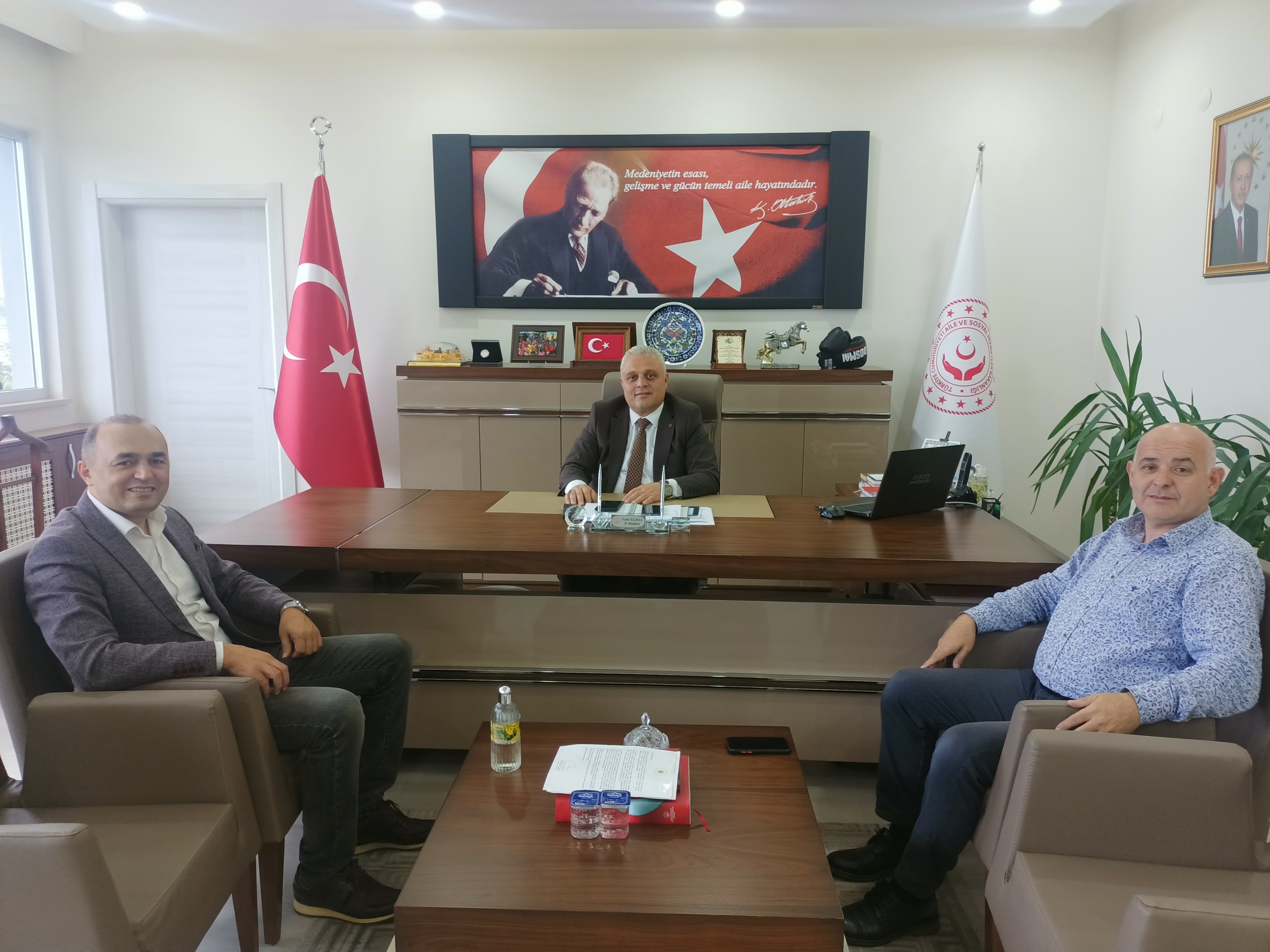 Sendika Başkanlarından İl Müdürlüğümüze Ziyaret