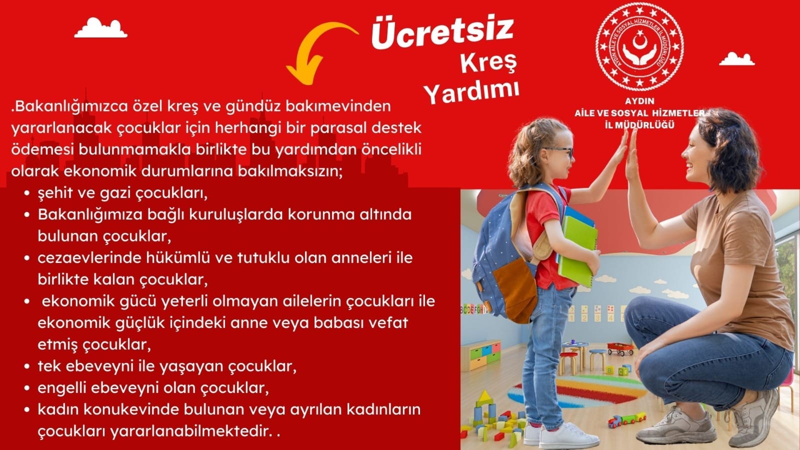 Ücretsiz Kreş Yardımı