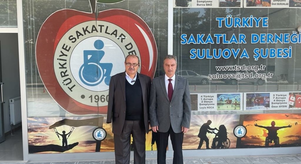 Türkiye Sakatlar Derneği Suluova Şubesi Başkanı Mehmet SEMİZ'e ziyaret 