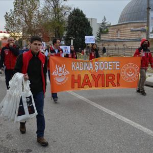 “Kadına Şiddete Hayır!” Diyerek Kortejde Yerimizi Aldık - fotoğraf 4