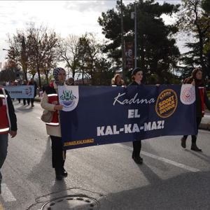 “Kadına Şiddete Hayır!” Diyerek Kortejde Yerimizi Aldık - fotoğraf 7