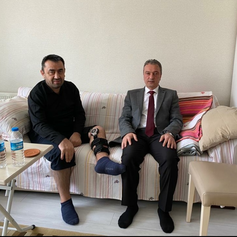 İl Müftüsü Durmuş AYVAZ'a geçmiş olsun ziyareti