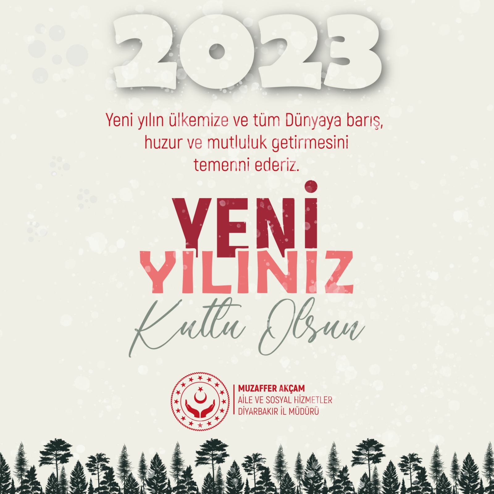 İl Müdürümüz Sn. Muzaffer AKÇAM’ın Yeni Yıl Mesajı