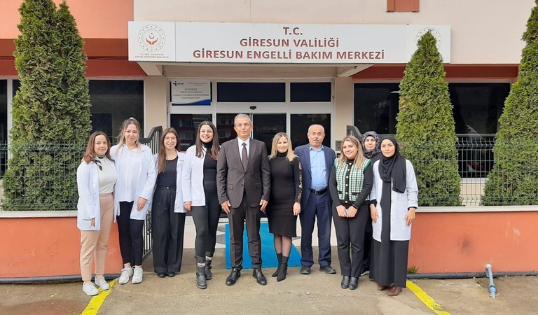 İl Müdürümüz Mustafa MODAOĞLU Giresun Engelli Bakım Merkezini Ziyaret Etti