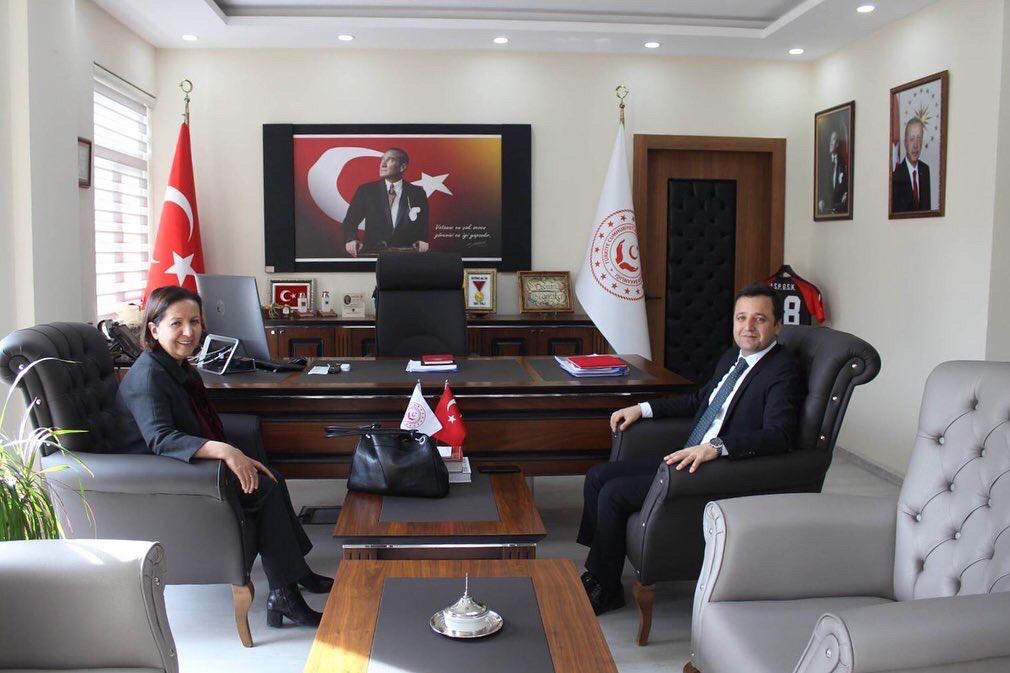 Kadının Statüsü Genel Müdür Yardımcısı Hülya YAVUZ İl Müdürlüğümüzü Ziyaret Etti