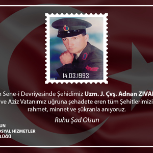 Şehit Uzman Jandarma Çavuş  Adnan ZIVALIOĞLU Şehadetinin Sene-i Devriyesi - fotoğraf 1