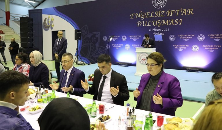 Vice President Mr.Oktay and Minister Derya Yanık attended the "Barrier-Free Iftar Meeting"