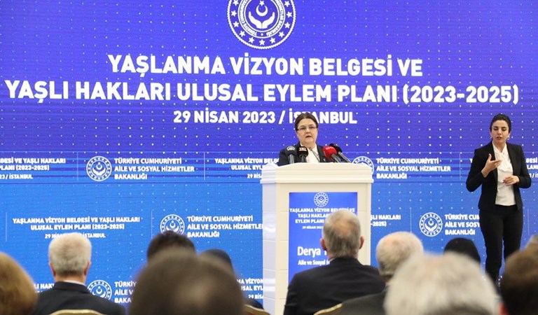 Minister Derya Yanık Announced the Ageing Vision Document and the National Action Plan on the Rights of Older Persons
