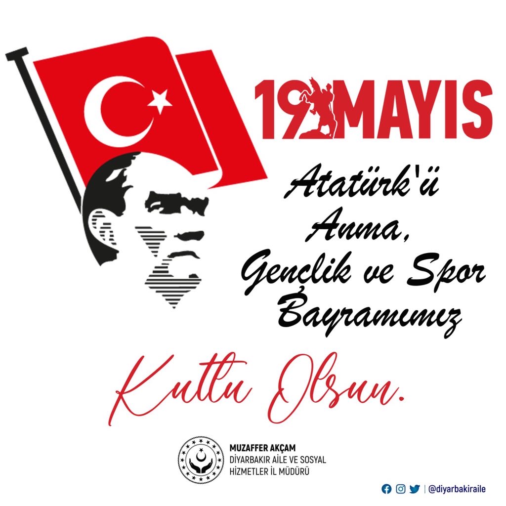 İl Müdürümüz Sn. Muzaffer AKÇAM'ın 19 Mayıs Atatürk'ü Anma, Gençlik ve Spor Bayramı Mesajı