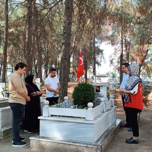 15 Temmuz Demokrasi ve Milli Birlik Günü Kapsamında  Şehitlerimizin Kabirleri Ziyaret Edildi - fotoğraf 29