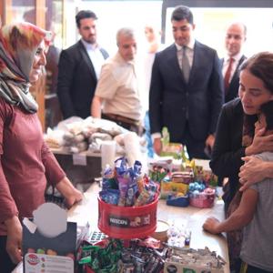 Bakan Yardımcımız Sayın Sevim Sayım Madak , İlçe Kaymakamı Mehmet Kılıç ve  İl Müdürümüz Galip Sökmen Doğanşehir ilçemize ziyarette bulundu. Asrın afetinden etkilenen vatandaşların talep, öneri ve beklentileri dinlenildi. - fotoğraf 4