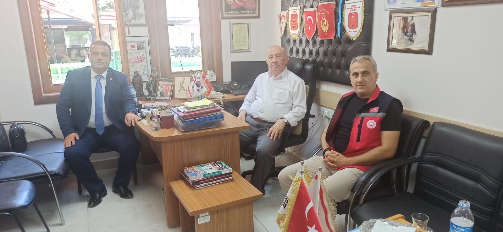 Türkiye Muharip Gaziler Derneği Amasya Şubesi Başkanı Ahmet ÜNVERDİ'ye ziyaret