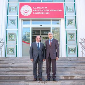 Malatya İl Emniyet Müdürü Sayın Arif Çankal İl Müdürümüz Sayın Galip Sökmen’e iadei  ziyarette buldunu. - fotoğraf 2