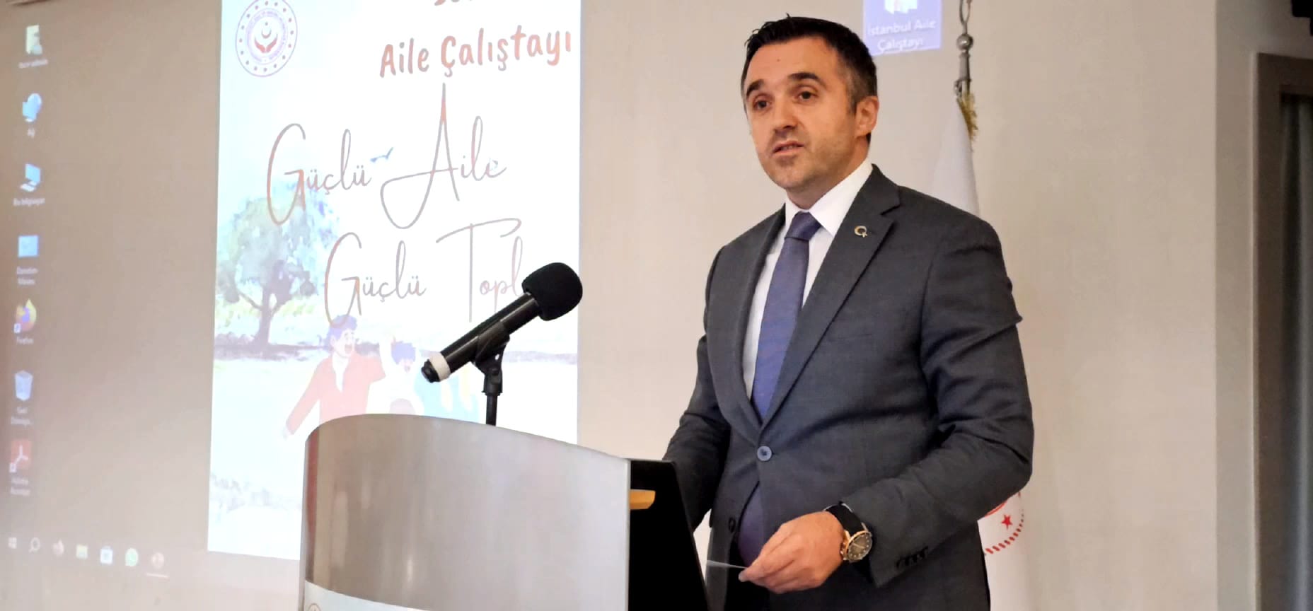 Sosyal sorunların tespiti ve çözümü ile ailenin korunması ve sosyal refahın güçlendirmesi ile ilgili ilimizde de Aile Çalıştayı düzenlendi