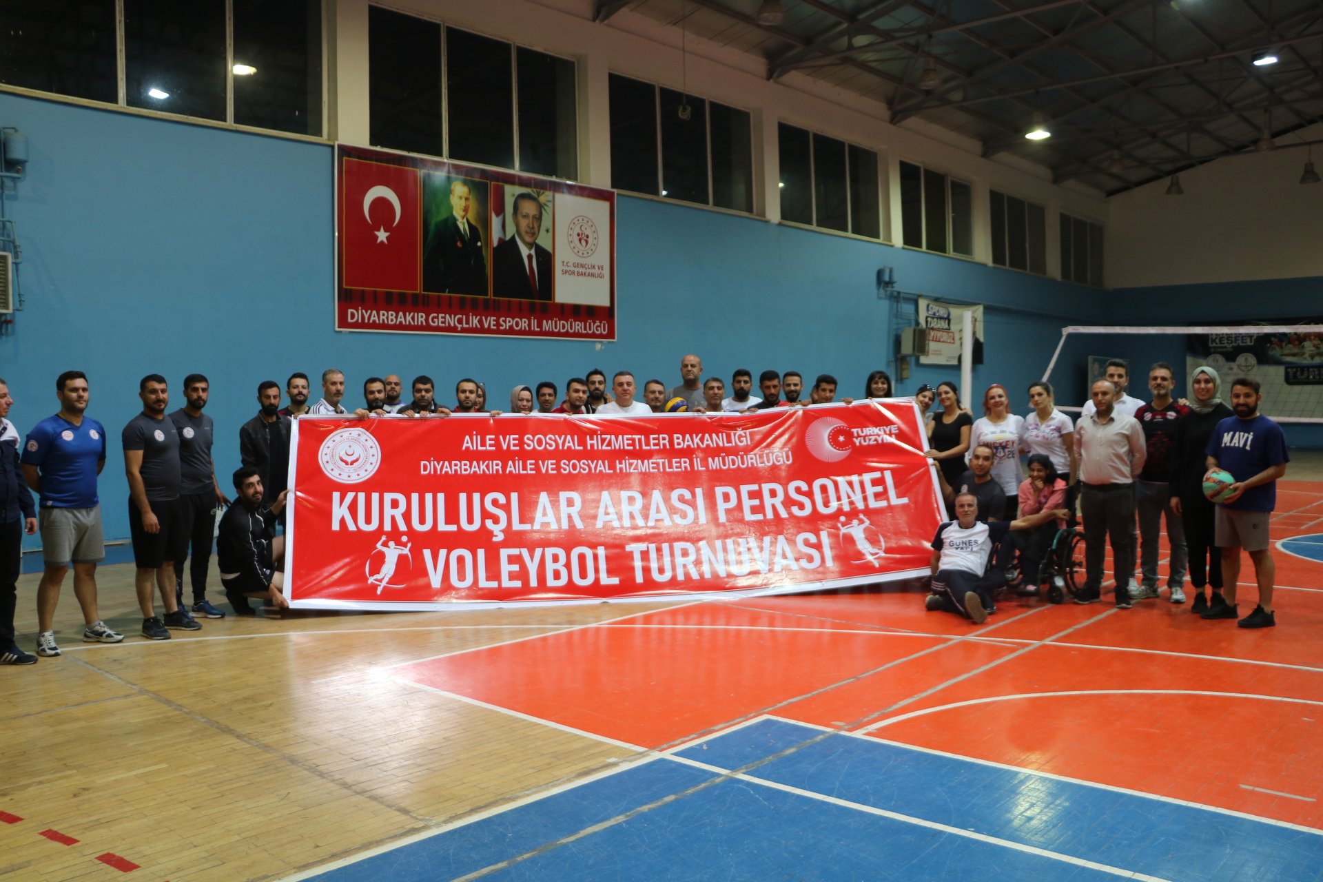 İl Müdürlüğümüzce Düzenlenen “Kuruluşlar Arası Personel Voleybol Turnuvası” Başladı