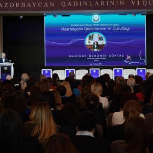 Bakanımız Mahinur Özdemir Göktaş, Azerbaycan Kadınları 6. Kongresi'ne Katıldı - fotoğraf 3