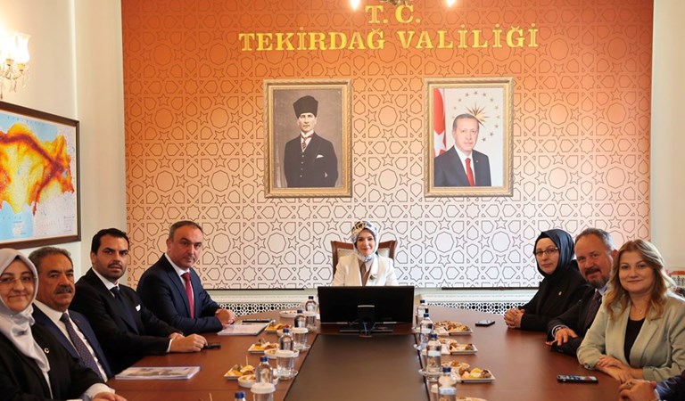 Minister Mahinur Özdemir Göktaş paid a visit to Tekirdağ