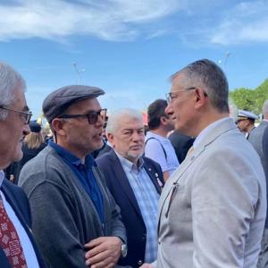 29 Ekim Cumhuriyetin 100. Yıl Kutlamaları kapsamında; Giresun Valiliği önünde, Atatürk anıtına Çelenk Sunumu programı yapıldı - fotoğraf 2