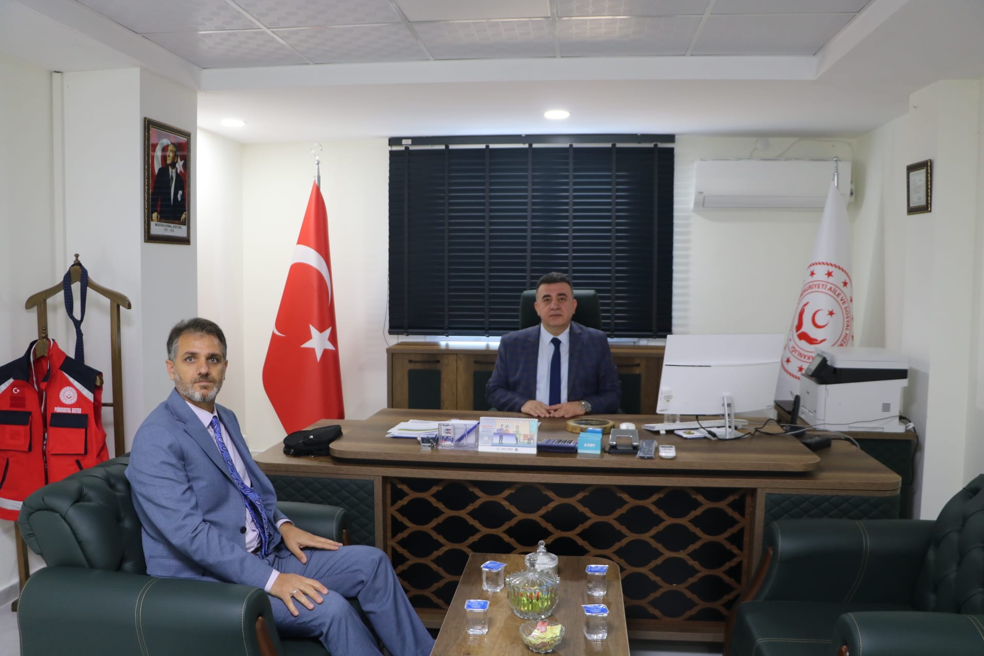 İl Müdürümüz Sn. Muzaffer AKÇAM'dan Çınar Sosyal Hizmet Merkezimize Ziyaret