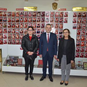 İl Müdürümüz Bilgin ÖZBAŞ’tan, Şehit Aileleri Derneğine Veda Ziyareti - fotoğraf 2