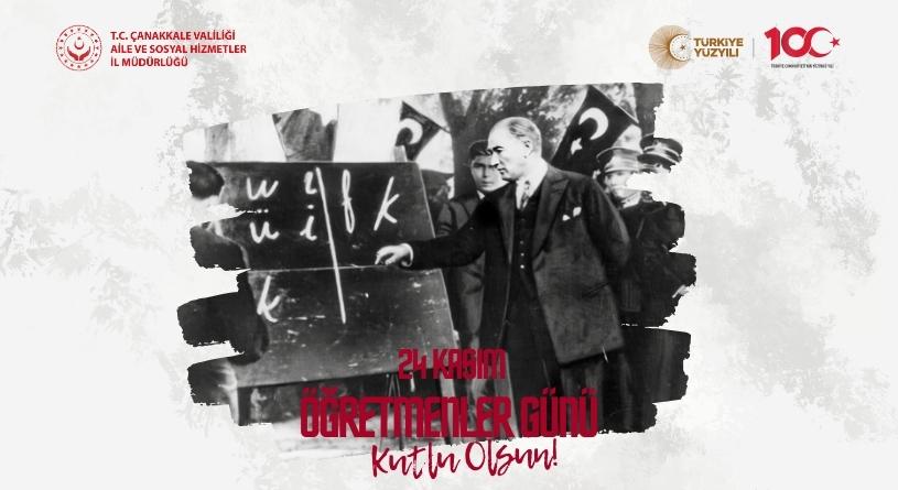 İl Müdürümüz Harun HAZIR'ın 24 Kasım Öğretmenler Günü Mesajı