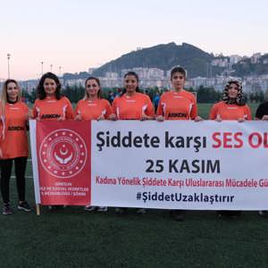 25 Kasım Kadına Yönelik Siddete Karşı Uluslararası Mücadele Günü kapsamında Futbol Maçı Etkinliği - fotoğraf 1
