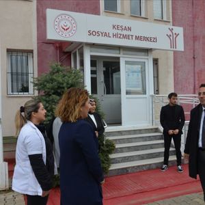 İl Müdürümüz Harun TOHUMCU,  Keşan Sosyal Hizmet Merkezi Müdürlüğünü Ziyaret Etti - fotoğraf 1