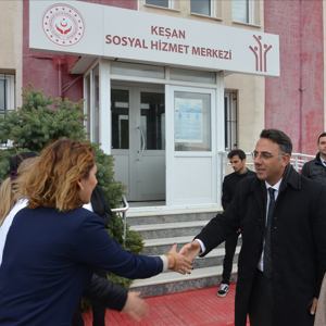 İl Müdürümüz Harun TOHUMCU,  Keşan Sosyal Hizmet Merkezi Müdürlüğünü Ziyaret Etti - fotoğraf 4