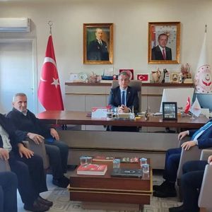 Milliyetçi Hareket Partisi İl Başkanı Abdullah Karaosmanoğlu ve il yönetim kurulu, il müdürümüz Mustafa MODAOĞLU'nu ziyaret etti - fotoğraf 2