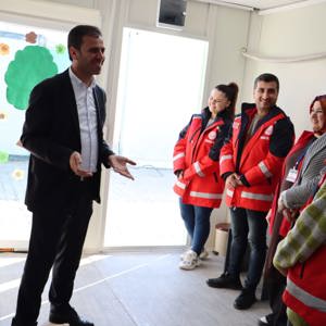 İL MÜDÜRÜMÜZ ALİ SAİT ÇEÇEN CEMAL GÜRSEL KONTEYNER KENTİ ZİYARET ETTİ - fotoğraf 1