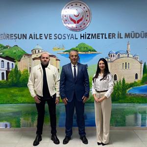 Giresun MADO BAKARLAR GRUP sahibi Gökhan Bakar ve MADO müdüresi Elif Agci Elevlioglu il müdürlüğümüzü ziyaret ettiler - fotoğraf 1