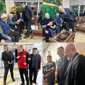 İl Müdürümüz Mustafa MODAOĞLU,1.Sınıf Emniyet Müdürü Ahmet SULA ve kıymetli hocamız Kamil PATAN ile birlikte huzurevimizi ziyaret ettiler. - fotoğraf 4