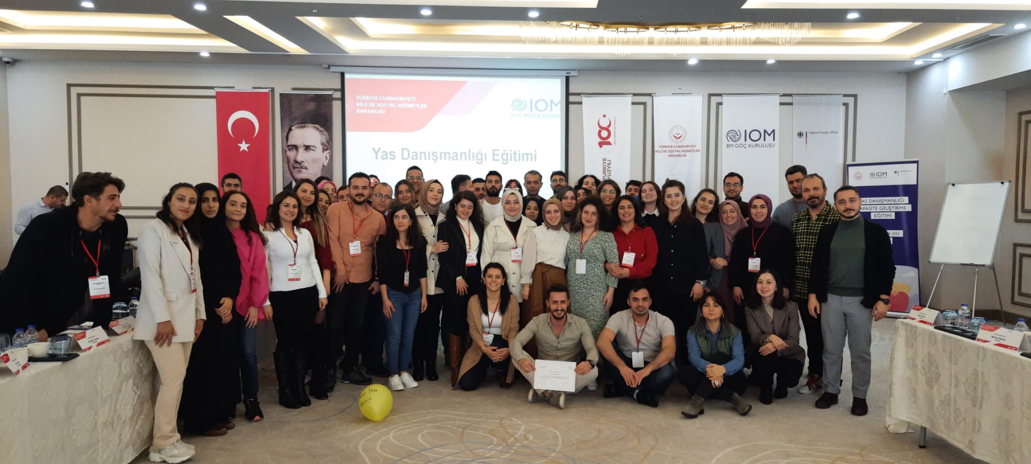 "Yas Danışmanlığı Eğitimi" 11-15 Aralık 2023 tarihleri arasında Mersin’de gerçekleştirildi