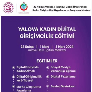Kadın Dijital Girişimcilik ve e–Ticaret Eğitimi Projesi - fotoğraf 1