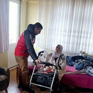 Müdürlüğümüze Bağlı Yaşlı Destek Birimimiz Hane Ziyareti Gerçekleştirdi - fotoğraf 1