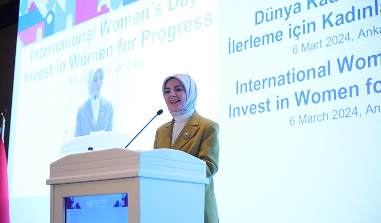Bakanımız Mahinur Özdemir Göktaş "Dünya Kadınlar Günü: İlerleme için Kadınlara Yatırım" Programına Katıldı
