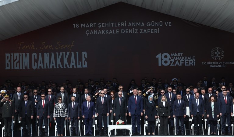 18 Mart Şehitleri Anma Günü ve Çanakkale Deniz Zaferi'nin 109'uncu Yıl Dönümü Töreni Gerçekleştirildi.