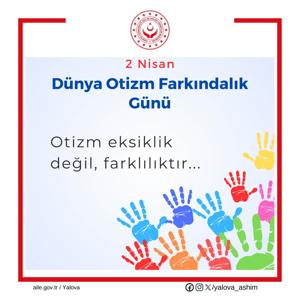 İl Müdürümüz Arif LAÇİN'in 2 Nisan 2024 Otizm Farkındalık Günü İle İlgili Mesajı - fotoğraf 1