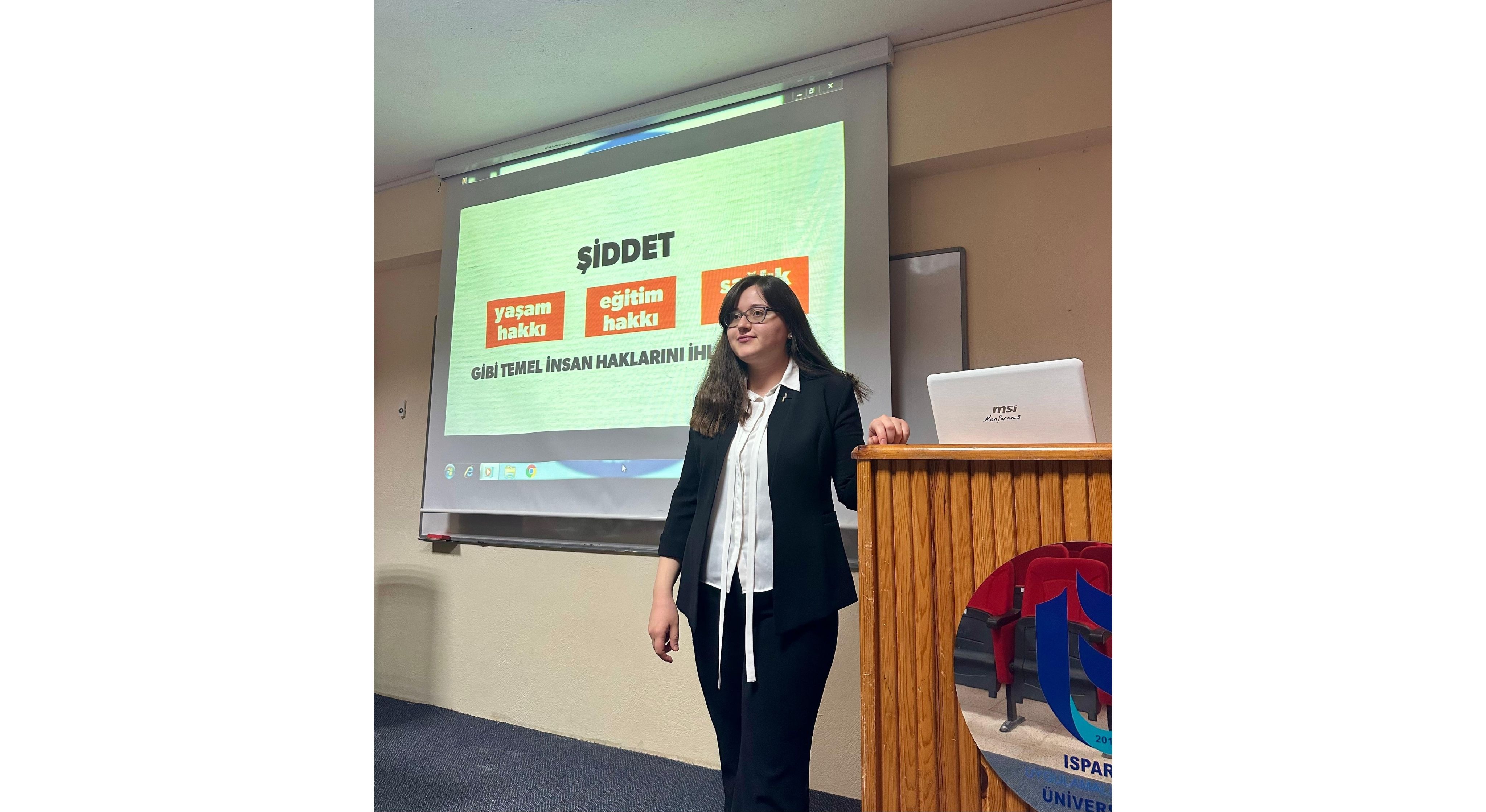 ISUBÜ Keçiborlu MYO'da eğitim programı düzenledik