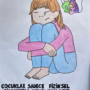 "ÇOCUK HAKLARI" TEMALI AFİŞ YARIŞMASI DÜZENLENDİ - fotoğraf 6