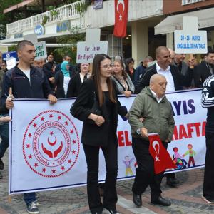 Engelliler Haftası Kapsamında Farkındalık Yürüyüşü Gerçekleştirildi - fotoğraf 6