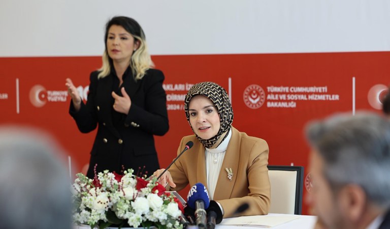 Minister of Family and Social Services Göktaş attended the Monitoring and Evaluation Board Meeting on the Rights of Persons with Disabilities